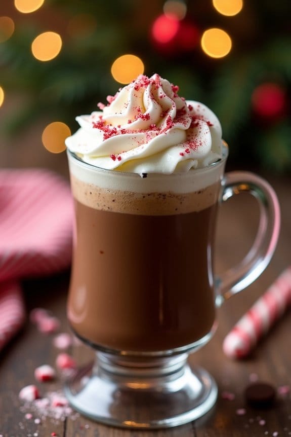 festive peppermint mocha punch