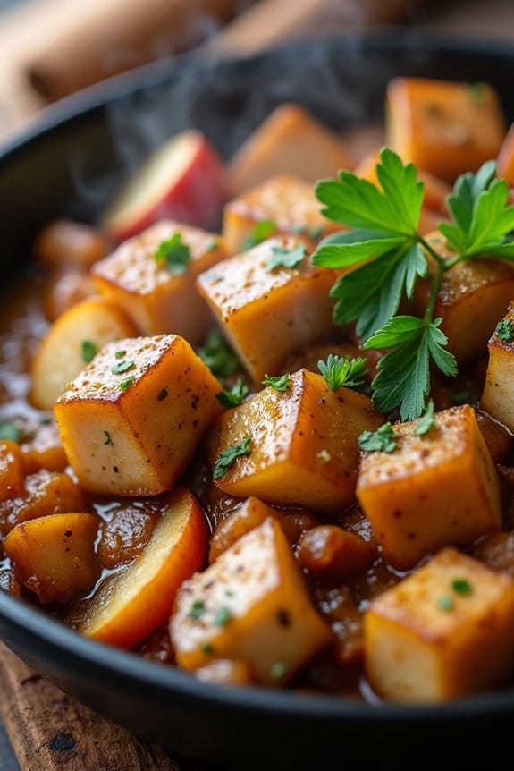 festive pork and apple casserole