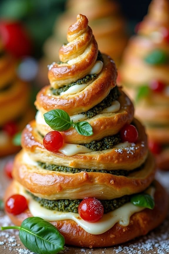 festive puff pastry appetizer
