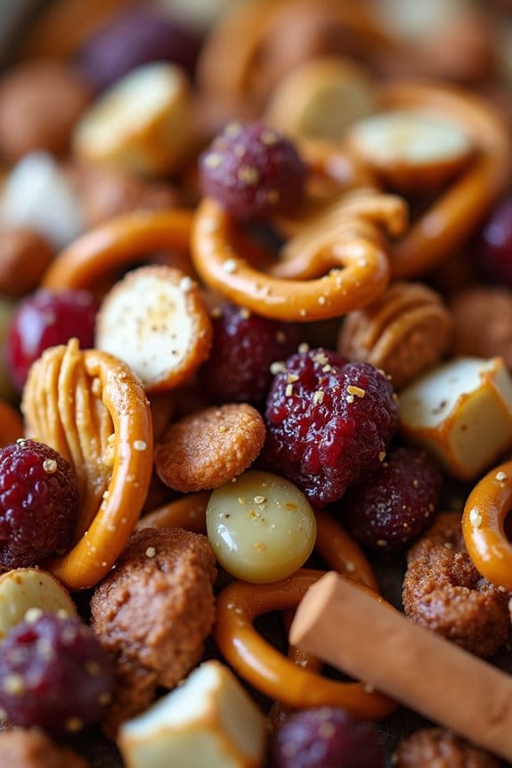 festive pumpkin spice snack