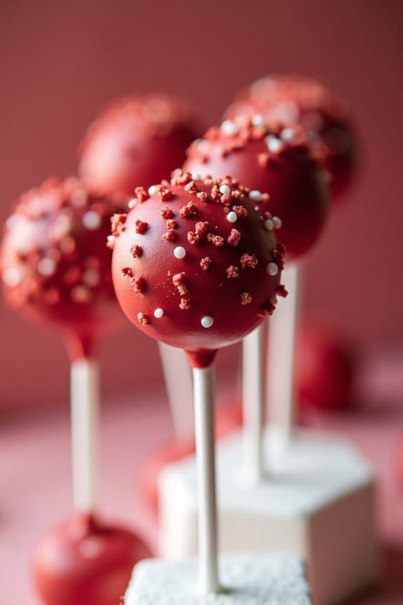 festive red velvet treats