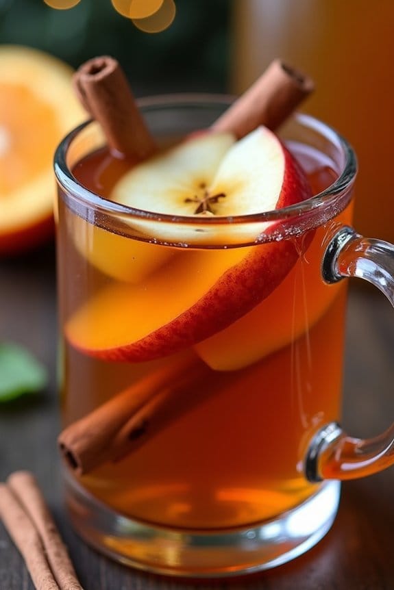 festive spiced apple beverage