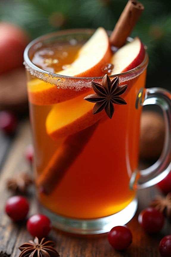 festive spiced apple cider