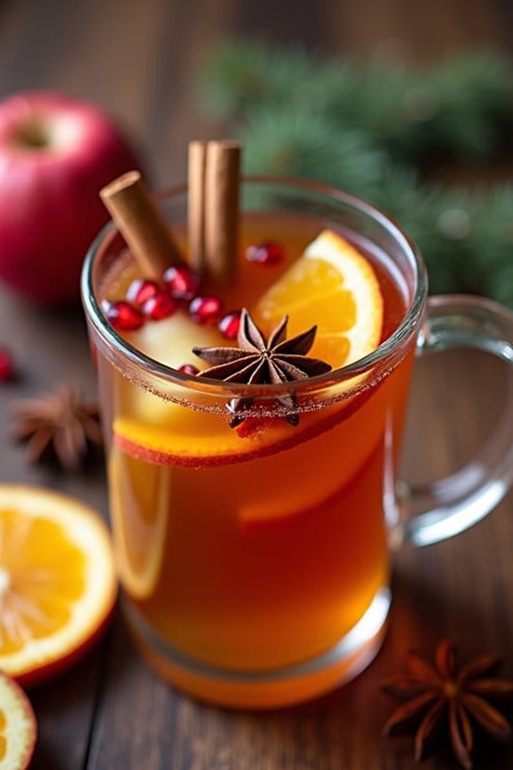 festive spiced apple cider