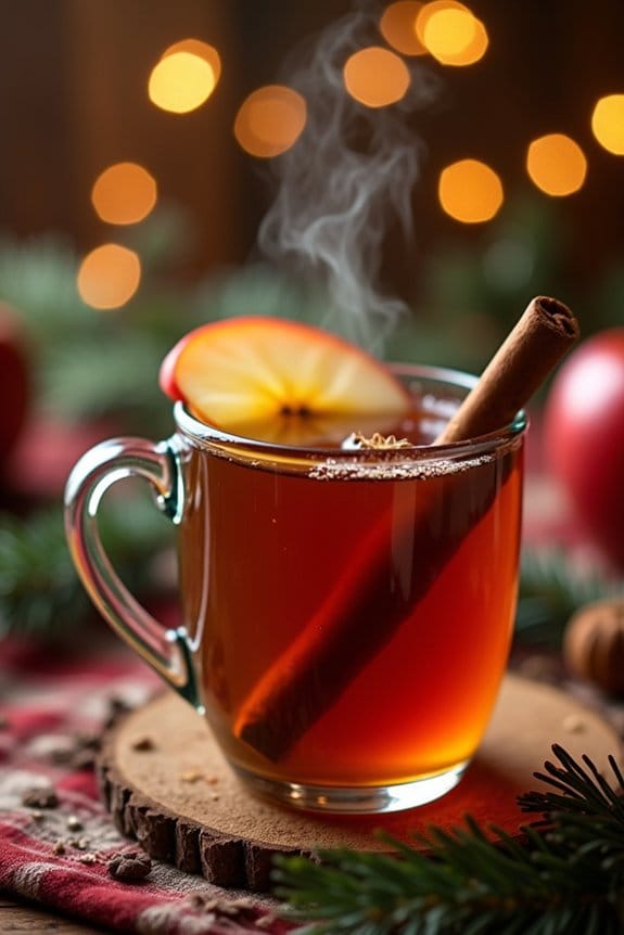 festive spiced apple cider