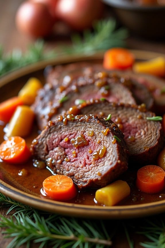 festive spiced beef roast