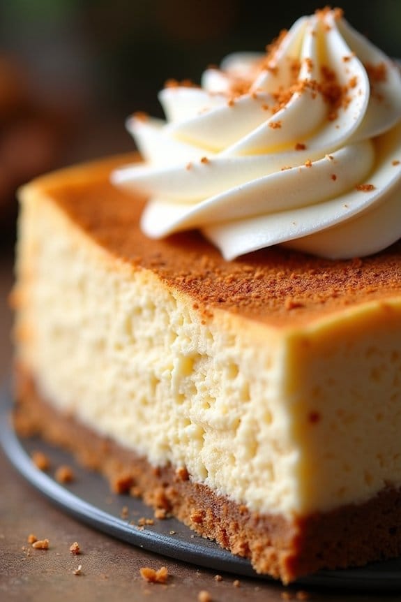 festive spiced eggnog cheesecake recipe
