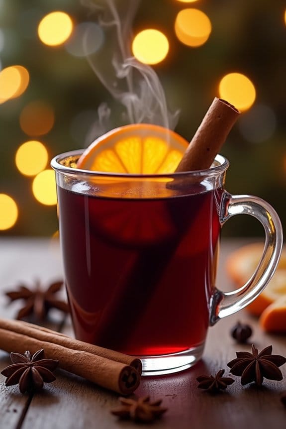 festive spiced holiday beverage