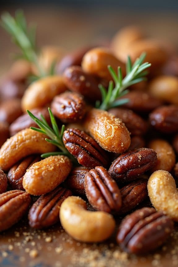 festive spiced nut recipe