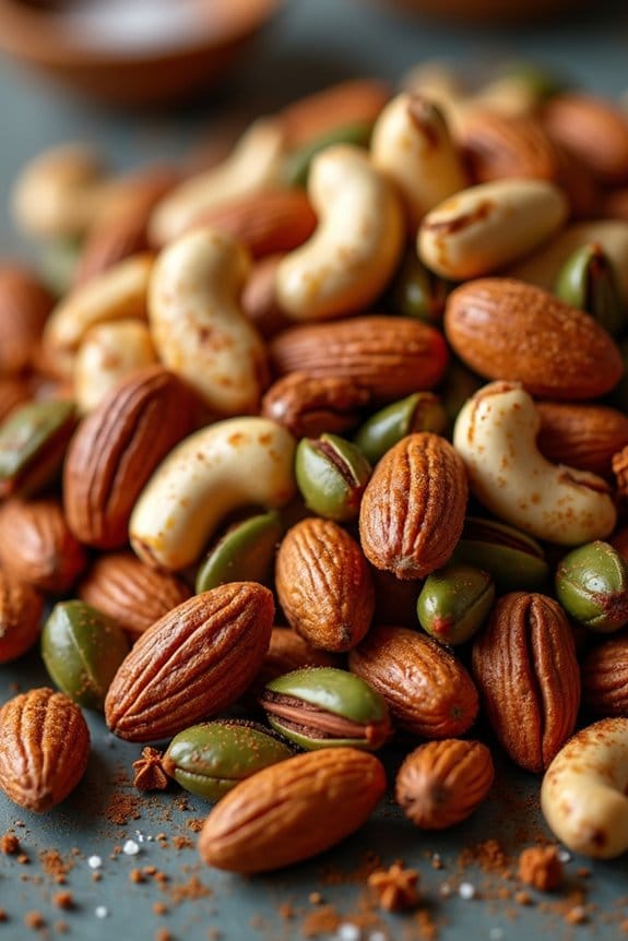 festive spiced nuts recipe