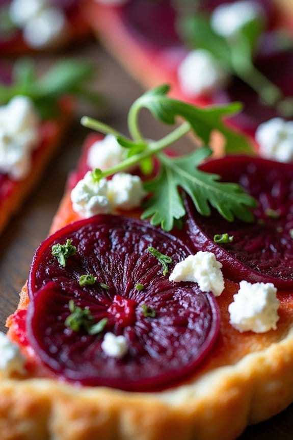 festive vegetarian tart recipe