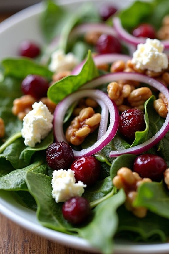 festive vibrant holiday salad