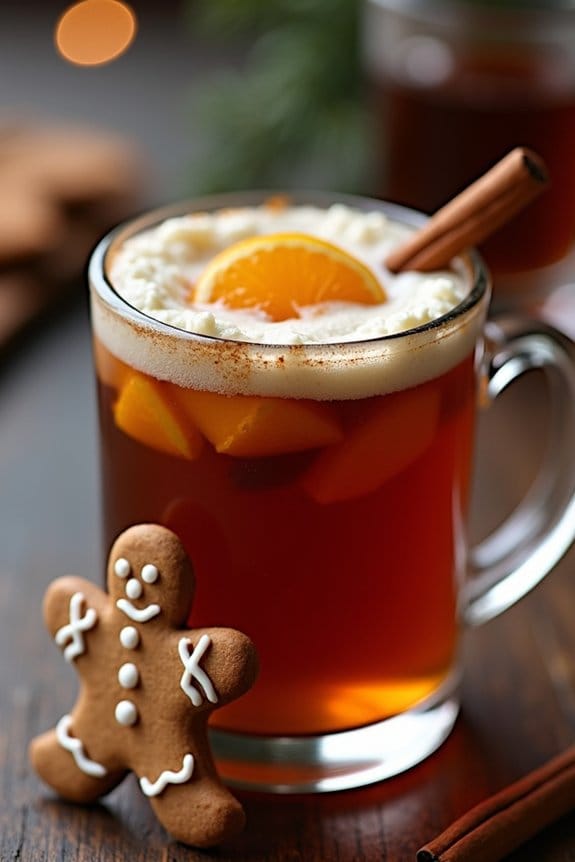 festive warming gingerbread punch