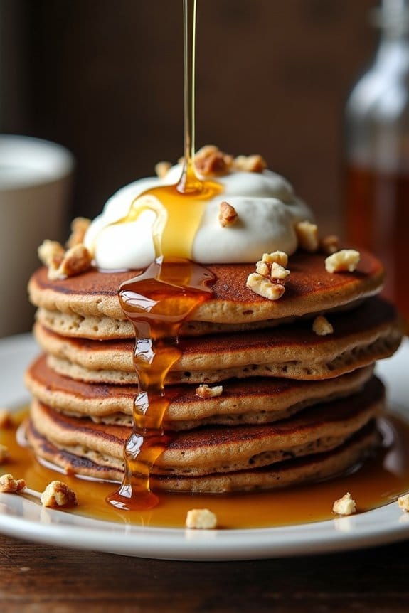 festive whole grain pancakes delight