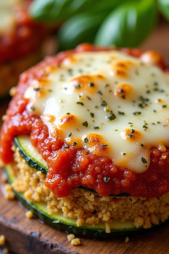 festive zucchini parmesan delight