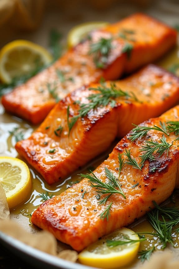 garlic butter salmon delight