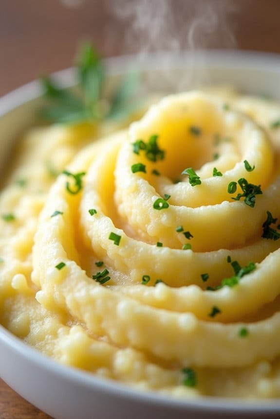 garlic herb mashed potatoes delight