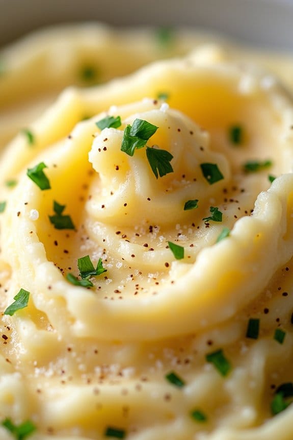 garlic parmesan mashed potatoes