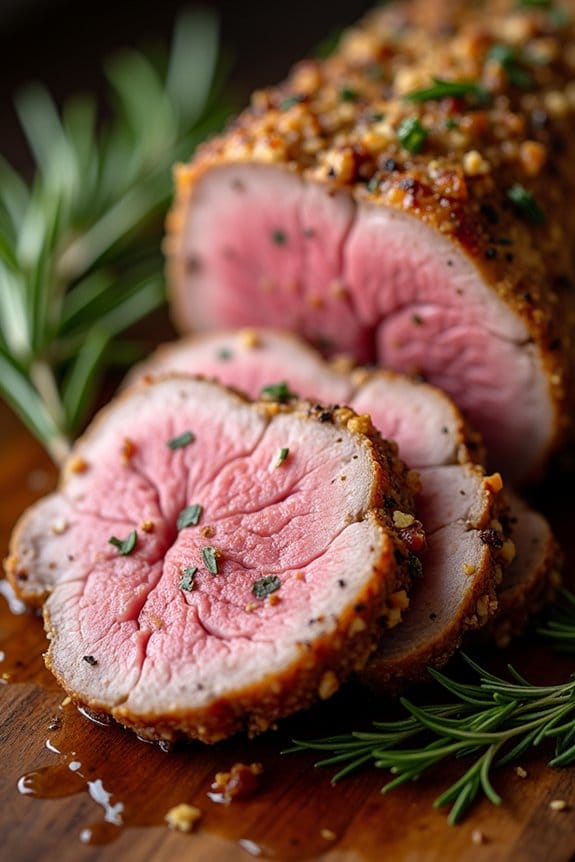 garlic rosemary christmas lamb