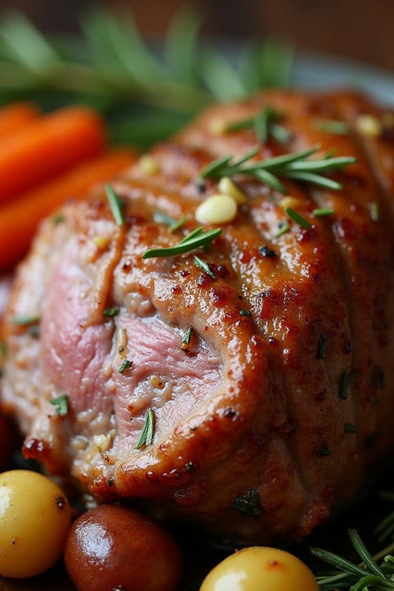 garlic rosemary lamb roast