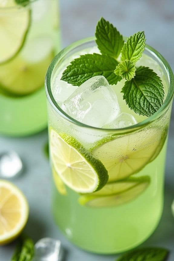 ginger lime healthy punch