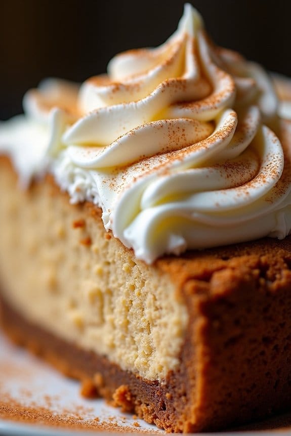 gingerbread cheesecake holiday pie