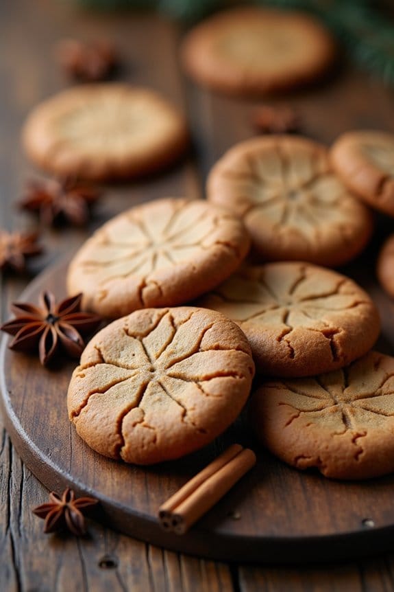 gingerbread cookie dough logs