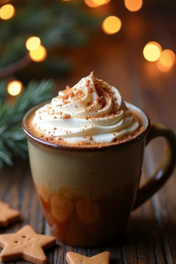 gingerbread latte holiday delight