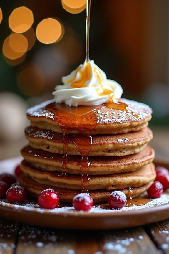 gingerbread pancakes for brunch