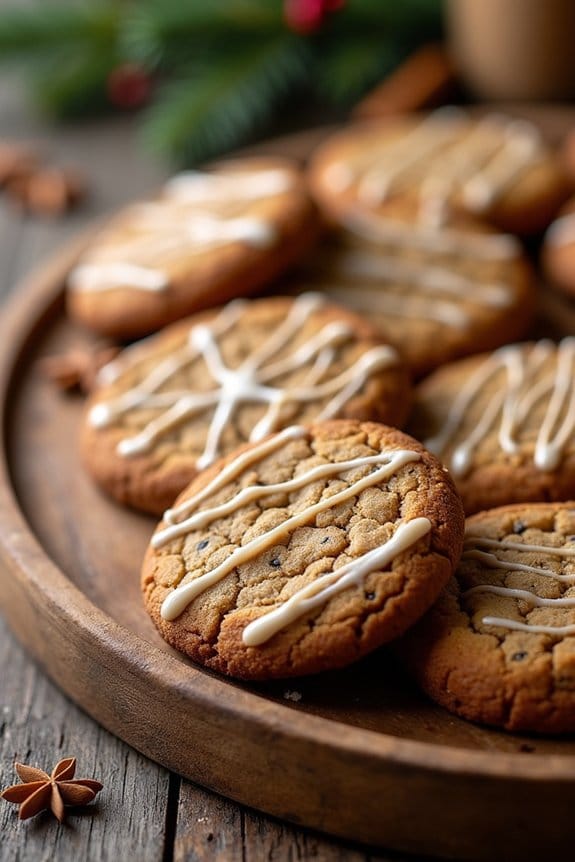 gingerbread spiced vegan cookies