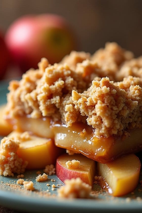 gluten free festive apple dessert