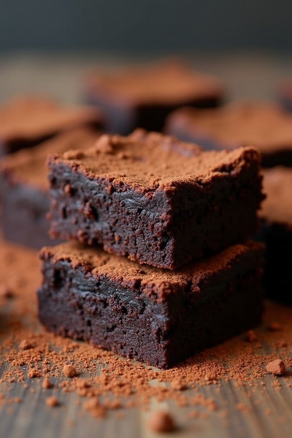 healthy avocado chocolate brownies