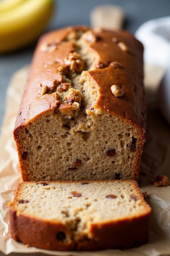 healthy delicious banana bread