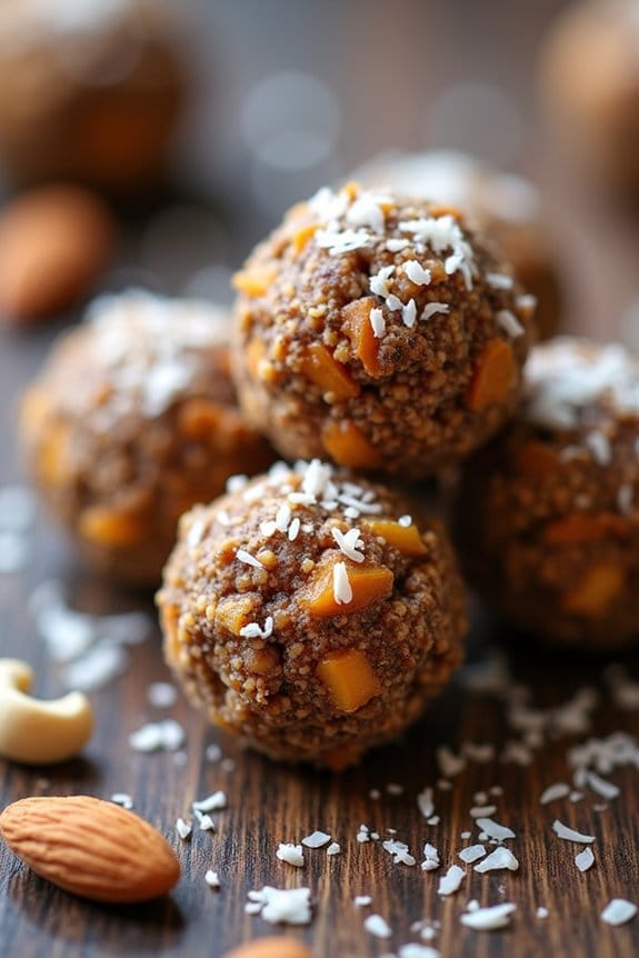 healthy festive energy bites