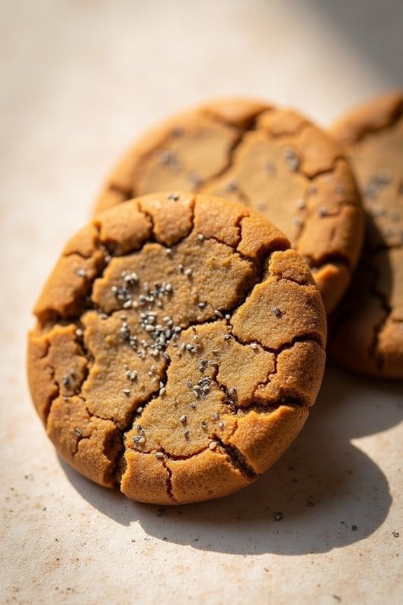 healthy ginger snap cookies