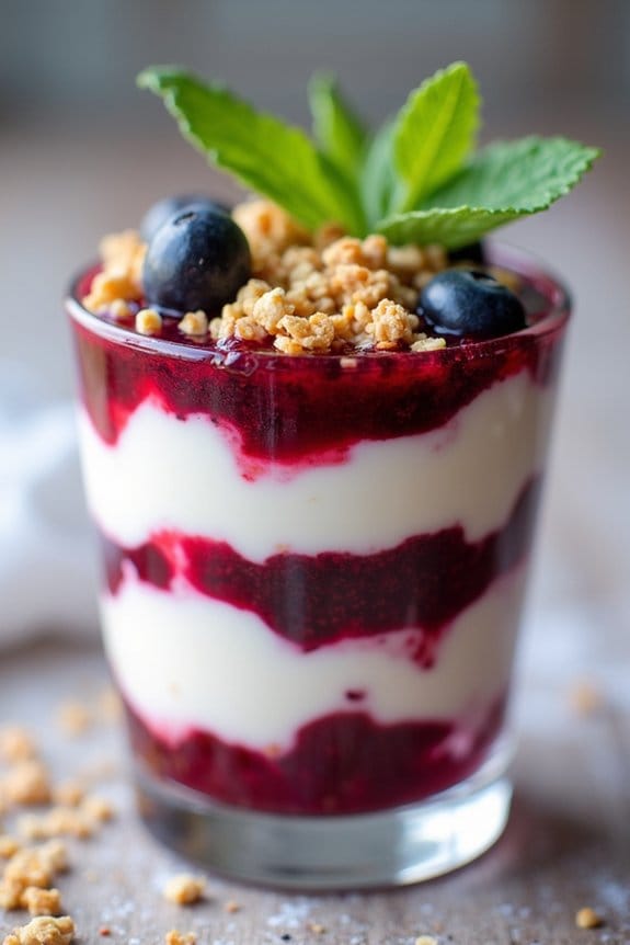 healthy greek yogurt parfait