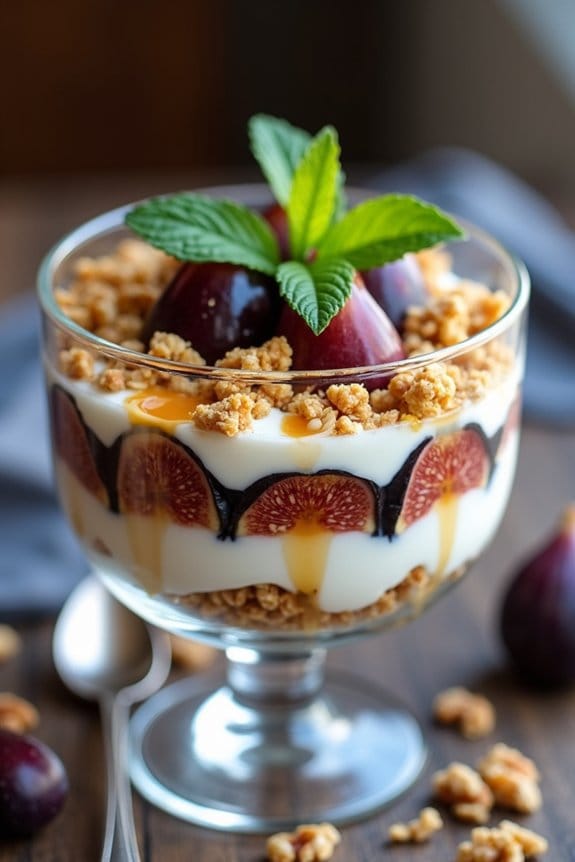healthy greek yogurt trifle