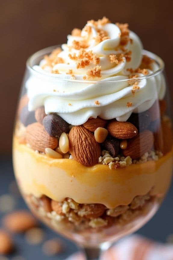 healthy pumpkin spice trifle