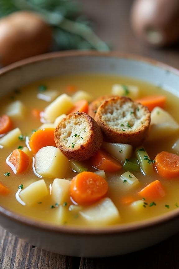 heartwarming winter vegetable soup