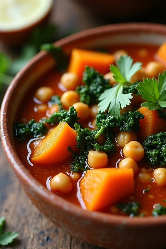 hearty vegan sweet potato stew
