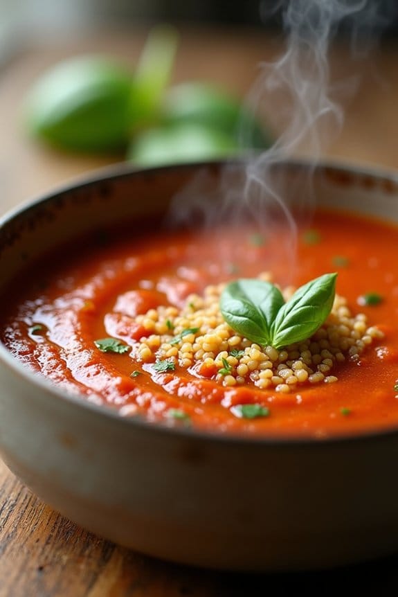 hearty vegan tomato soup