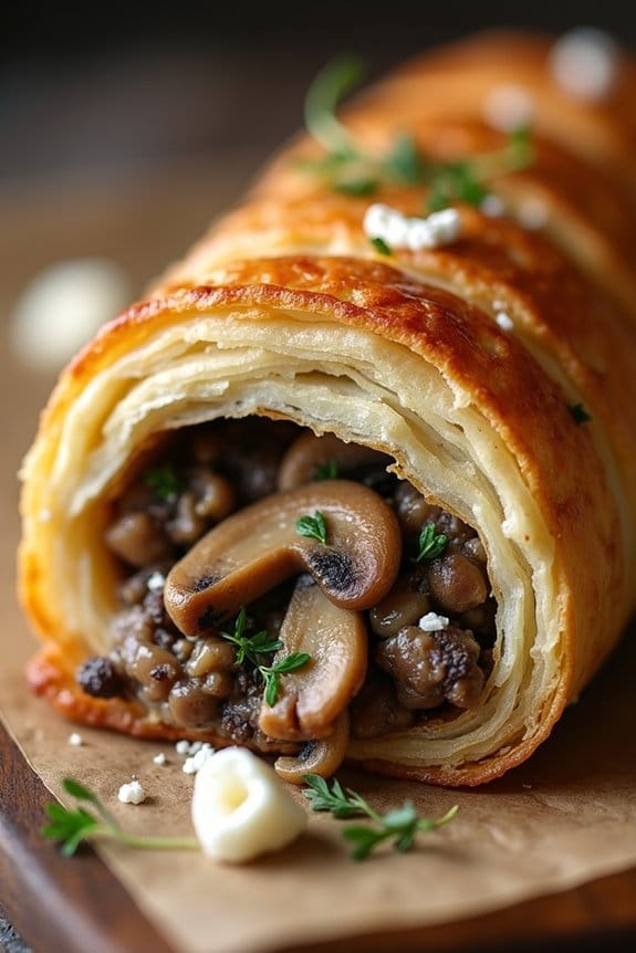 hearty vegetarian mushroom dish