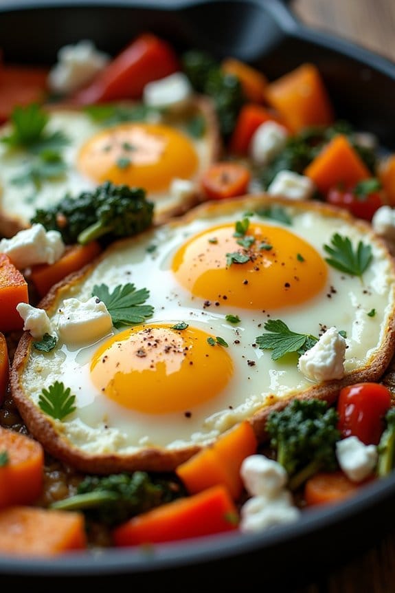 hearty winter vegetable skillet