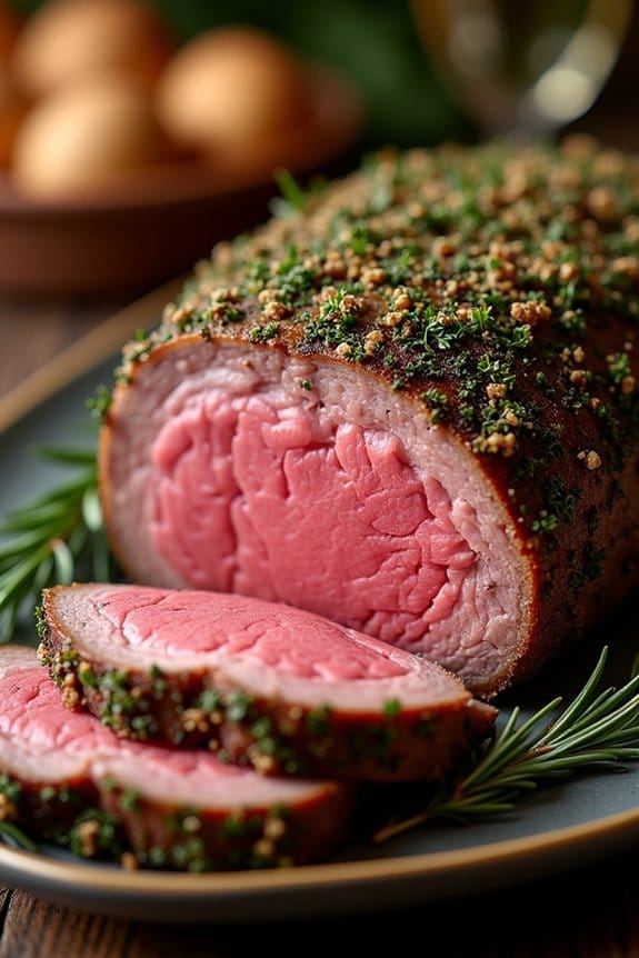 herb crusted prime rib recipe