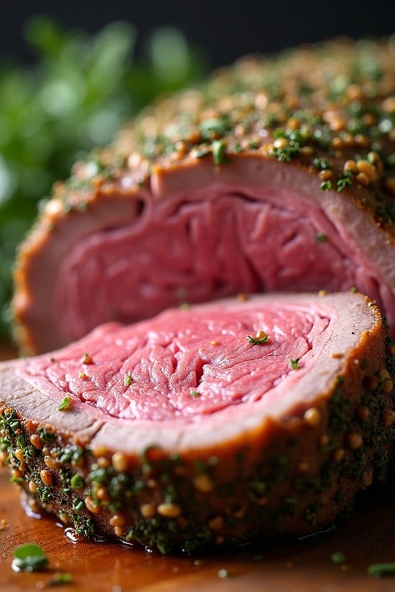 herb crusted prime rib roast