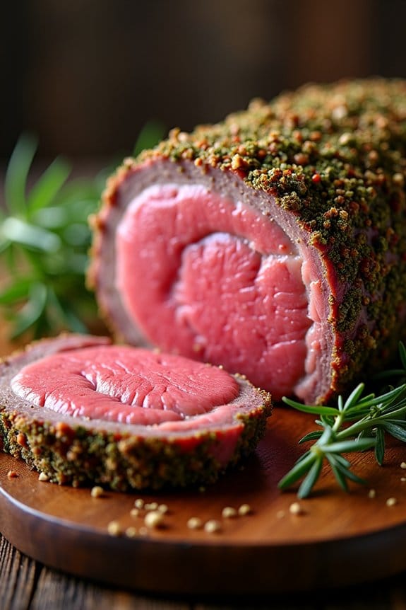 herb crusted prime rib roast