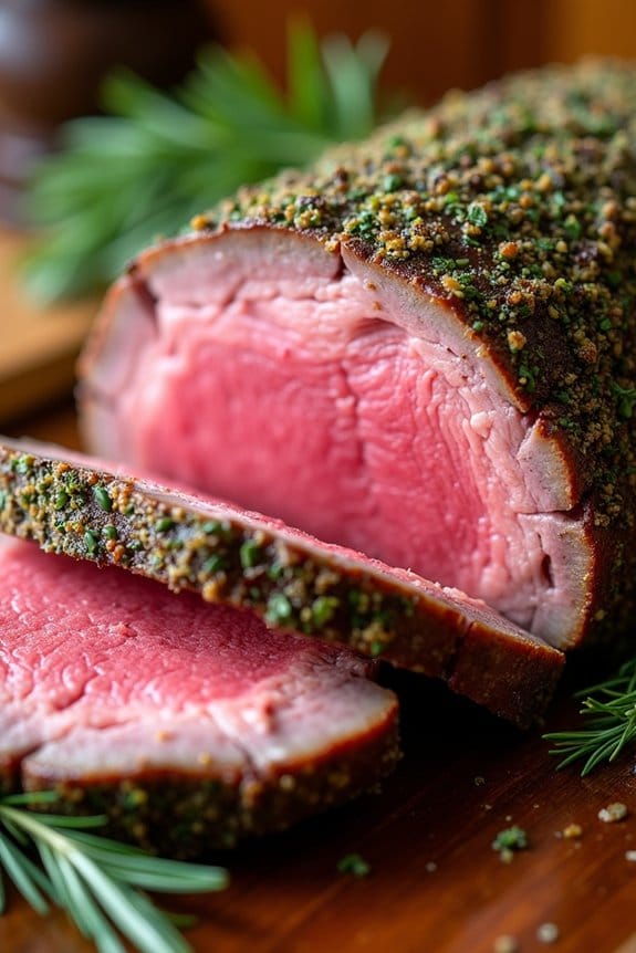 herb crusted prime rib roast