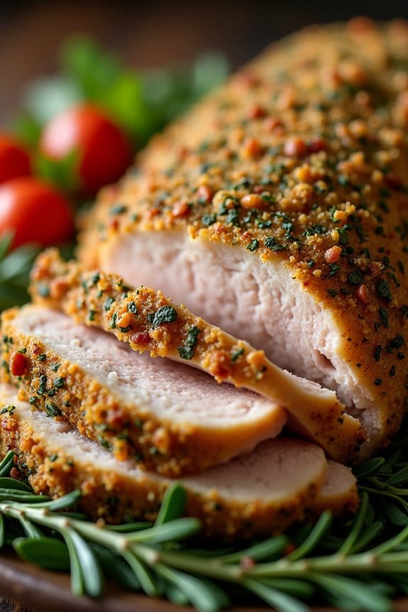 herb crusted turkey breast recipe