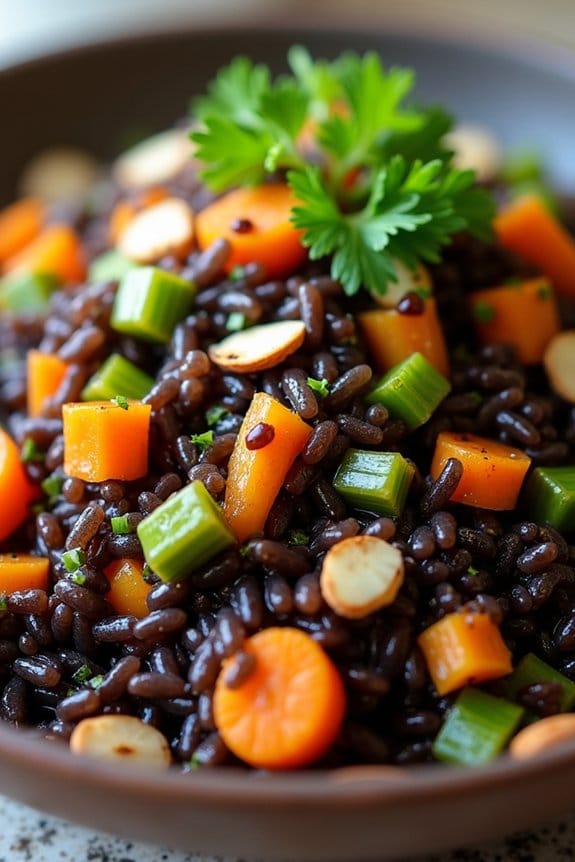 herbed wild rice pilaf