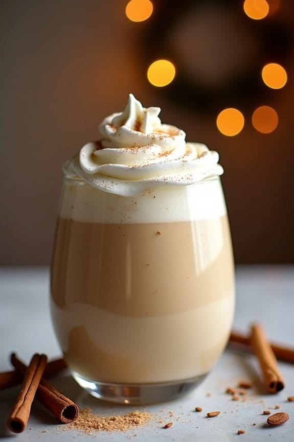 holiday almond vanilla smoothie